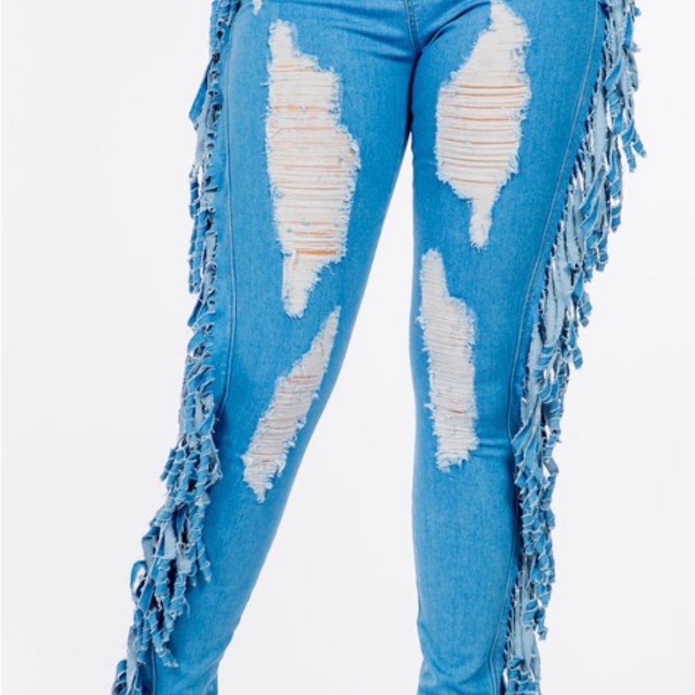 Let’s go girl’s fringe denim (35% off March Madness - Picture 6 of 6
